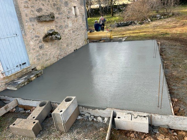 Travaux de maçonnerie en briques